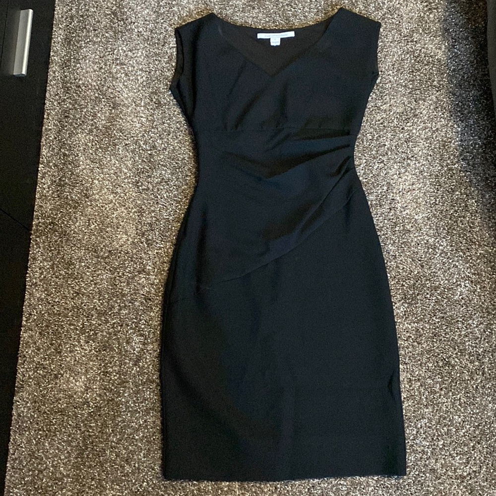 Black Diane von Furstenberg dress. Size 4.
